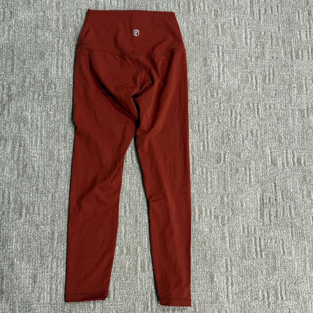 Born Primative NWOT Rust Red High-Waisted Leggings - Picture 2 of 3